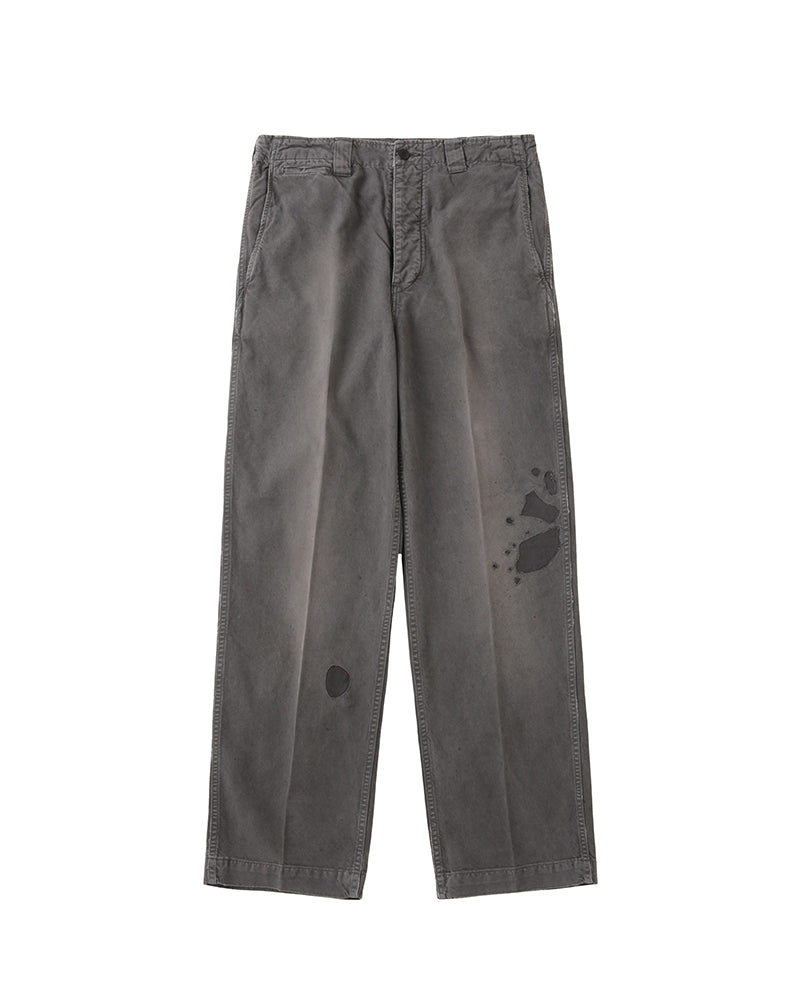 I.C.T. / WIDE CHINO PANTS CRASH